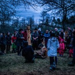 P_2018_per_LR, Luc Pelletier, sculpture sur bois et poésie, verger, crédits photo Martin Mailhot_RURART