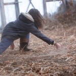 RURART Hiver 2018, Claude-Andrée Rocheleau, danse, terre, photo Maryline Blais