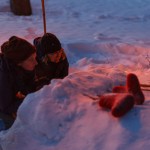 RURART Hiver 2018, collectif Annie Levesque, pantouflles, Salim Hammad marionnette, Nadia Cicurel, marionnetiste, photo Stuart EdwardsLR